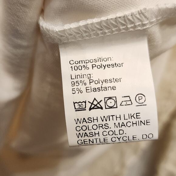 Shein Fuzzy Black Cream Polka Dot Dress Mock Collar Size M / 6 - Picture 11 of 11